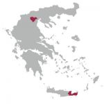 GREEK MAP SITEIA-NAOUSA